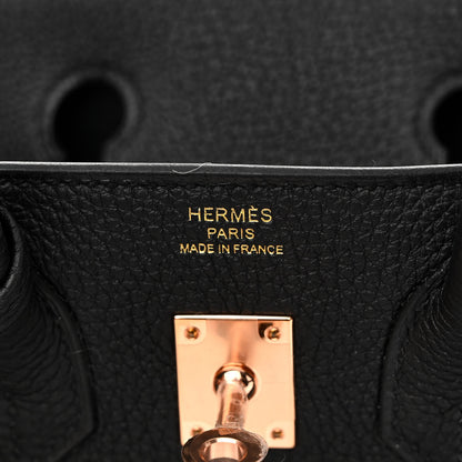 Hermes Togo Birkin 25 Black 6 of 10