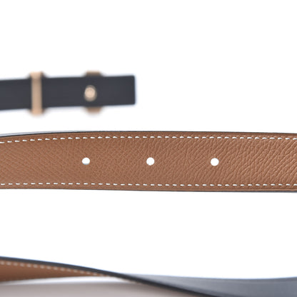 Hermes Swift Epsom 24mm Constance H Belt 75 Black Gold 5 of 6