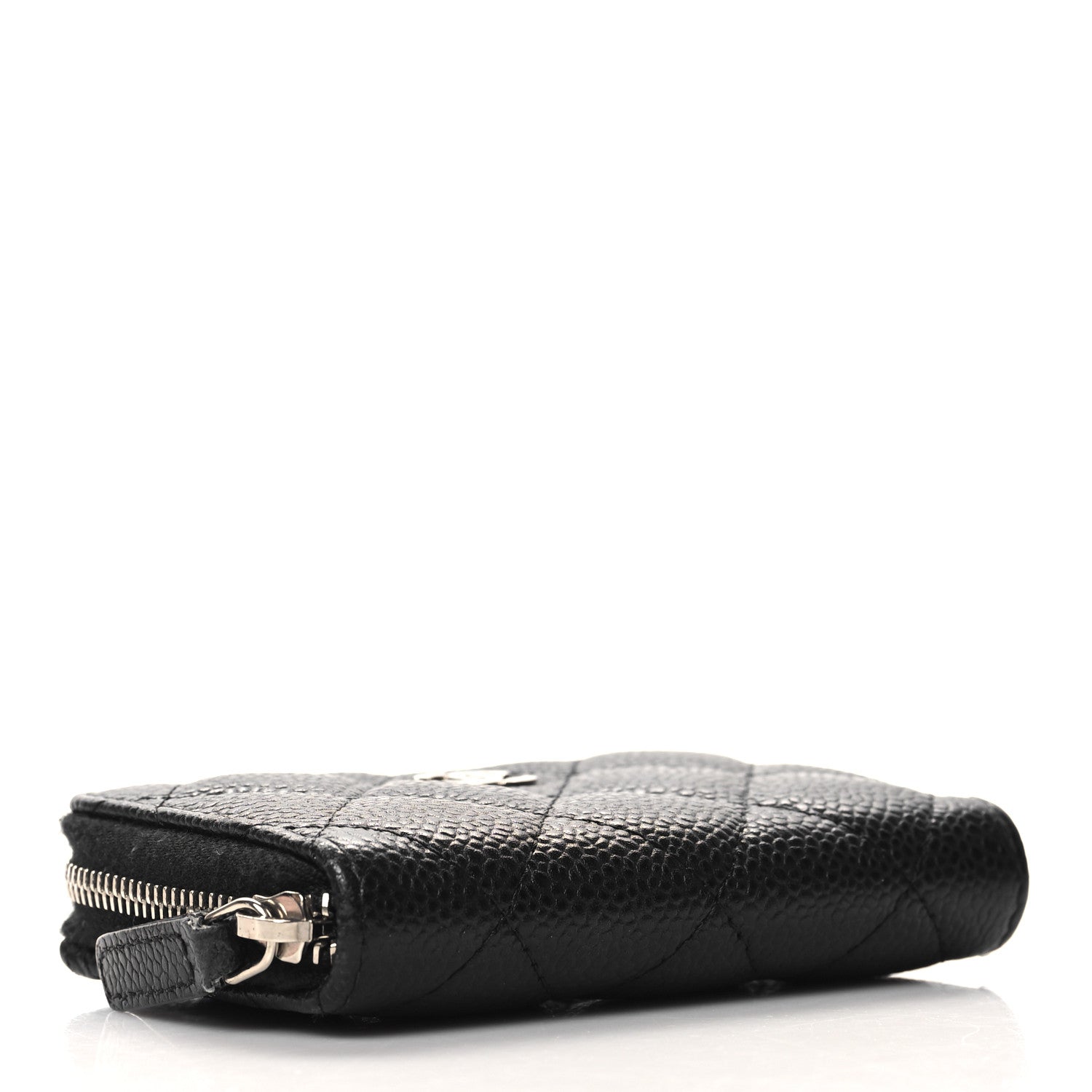 Chanel Caviar Quilted Zip Coin Purse Black 4 of 8