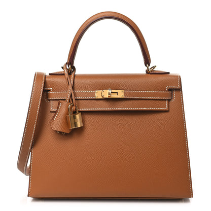 Hermes Epsom Kelly Sellier 25 Gold 1 of 10