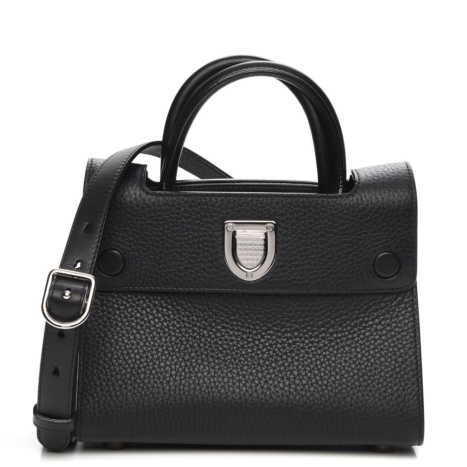 Christian Dior Grained Calfskin Mini Diorever Flap Black 1 of 7