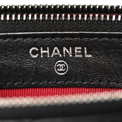 Chanel Aged Calfskin Quilted Small Gabrielle Clutch With Chain Black 8 of 14