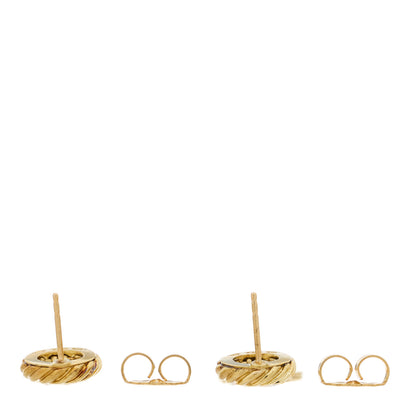 David Yurman 18K Yellow Gold Diamond Tassel Drop Earrings 3 of 4