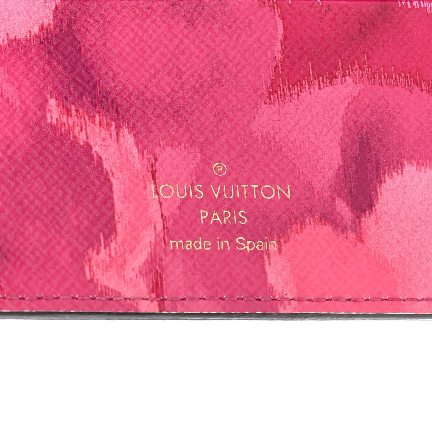 Louis Vuitton Monogram Articles de Voyage Ikat Insolite Wallet Rose Indien 6 of 6