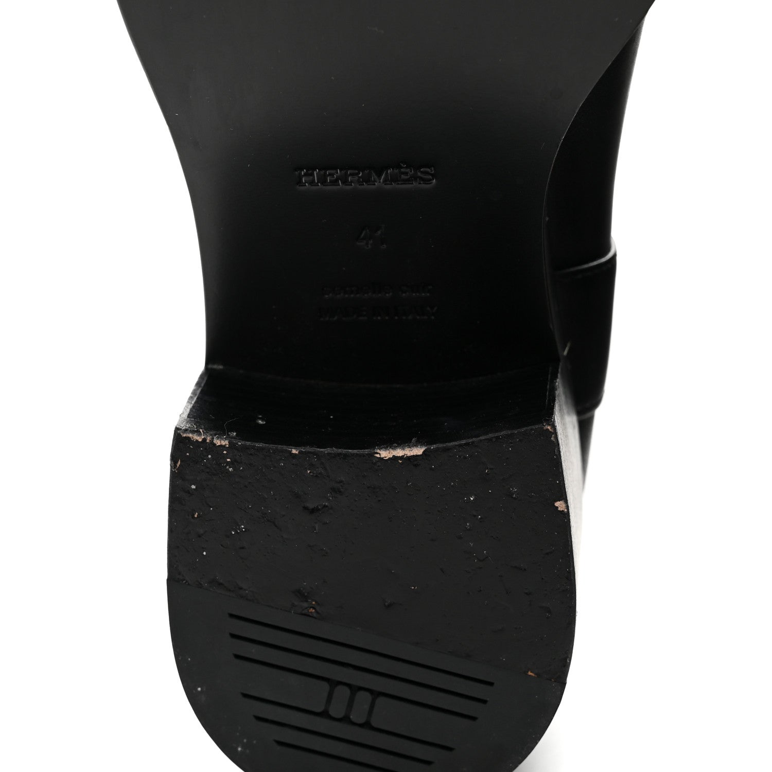 Hermes Box Riding Boots 41 Black 10 of 12