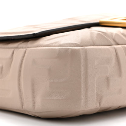 Fendi Nappa FF 1974 Embossed Baguette Camelia 9 of 14