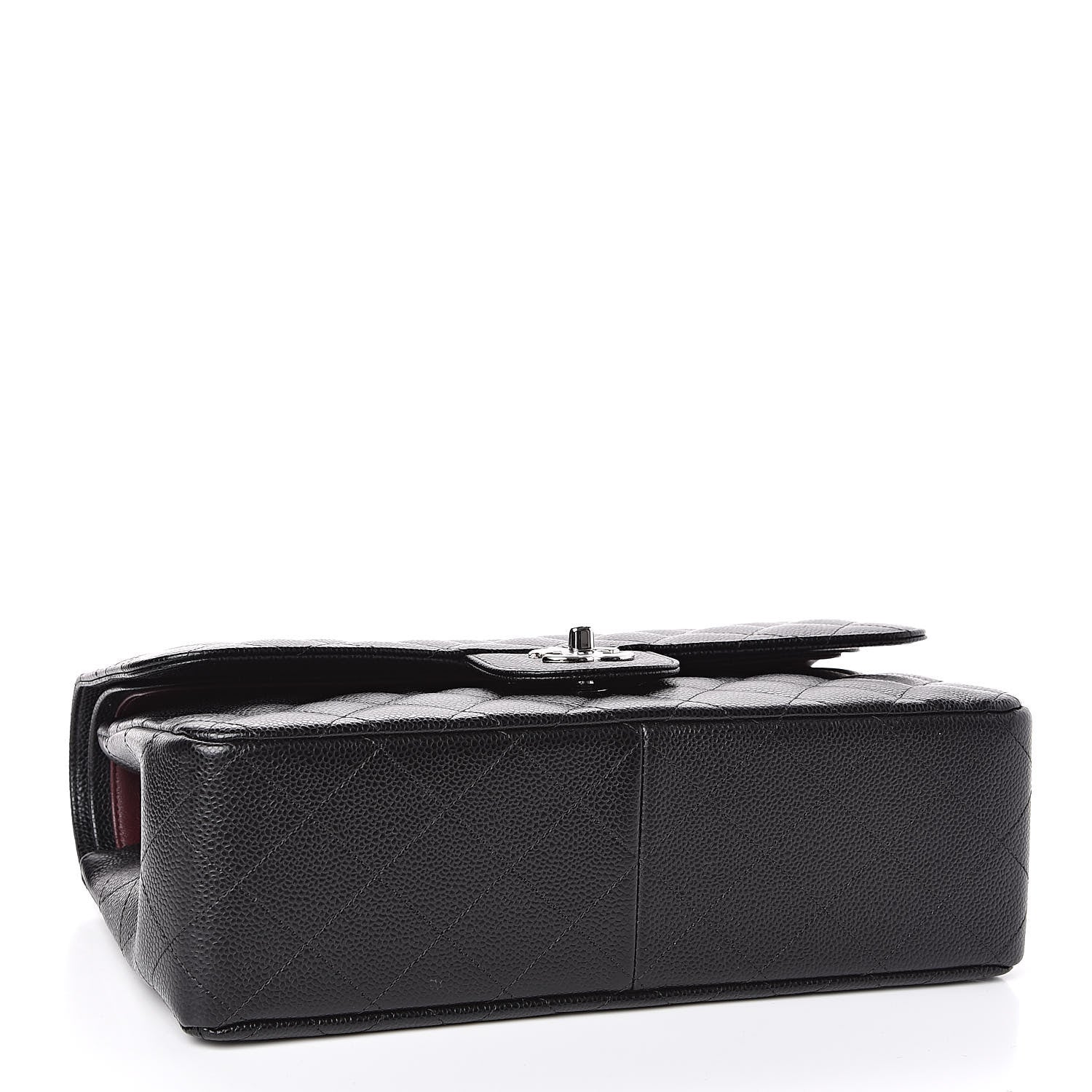 Chanel Caviar Quilted Jumbo Double Flap Black 4 of 11