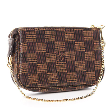 Louis Vuitton Damier Ebene Mini Pochette Accessories 3 of 10