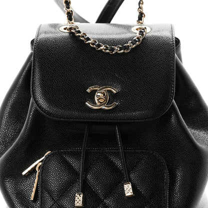 Chanel Caviar Quilted Mini Business Affinity Backpack Black 8 of 10