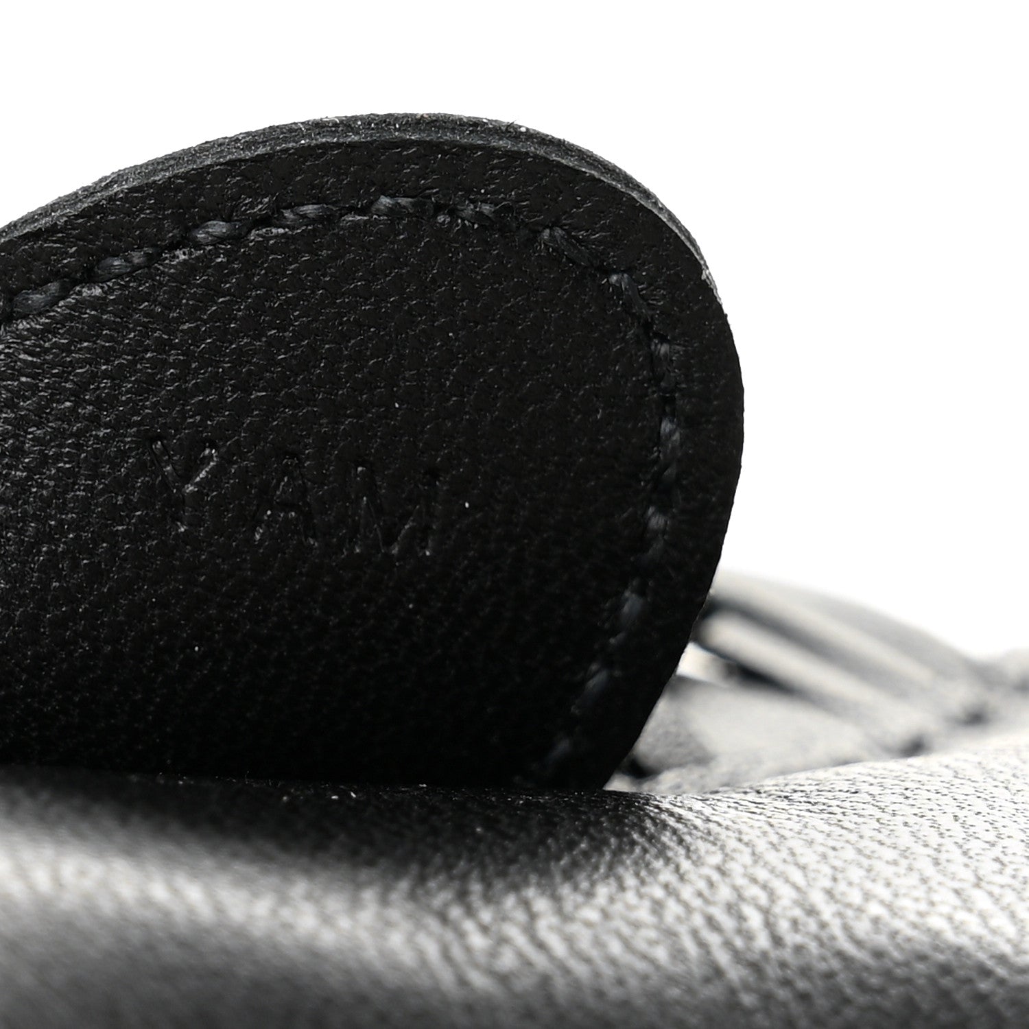 Hermes Milo Lambskin Grigri Rodeo Horse Bag Charm PM So Black 4 of 5