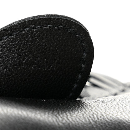 Hermes Milo Lambskin Grigri Rodeo Horse Bag Charm PM So Black 4 of 5