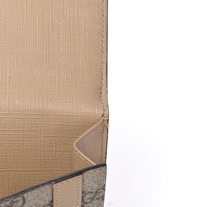 Gucci GG Supreme Monogram Nice Continental Wallet Beige 11 of 11