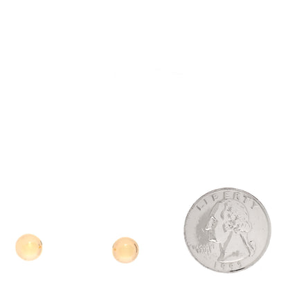 Tiffany 18K Yellow Gold 8mm HardWear Ball Earrings 2 of 4