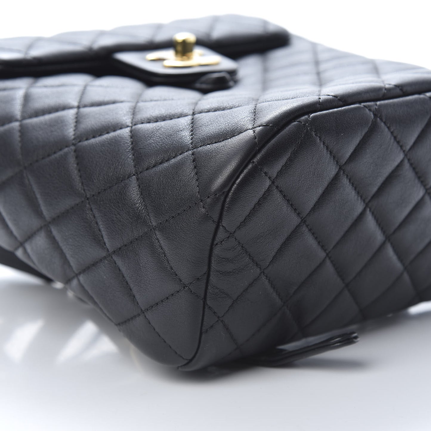 Calfskin Quilted Mini Urban Spirit Backpack Black