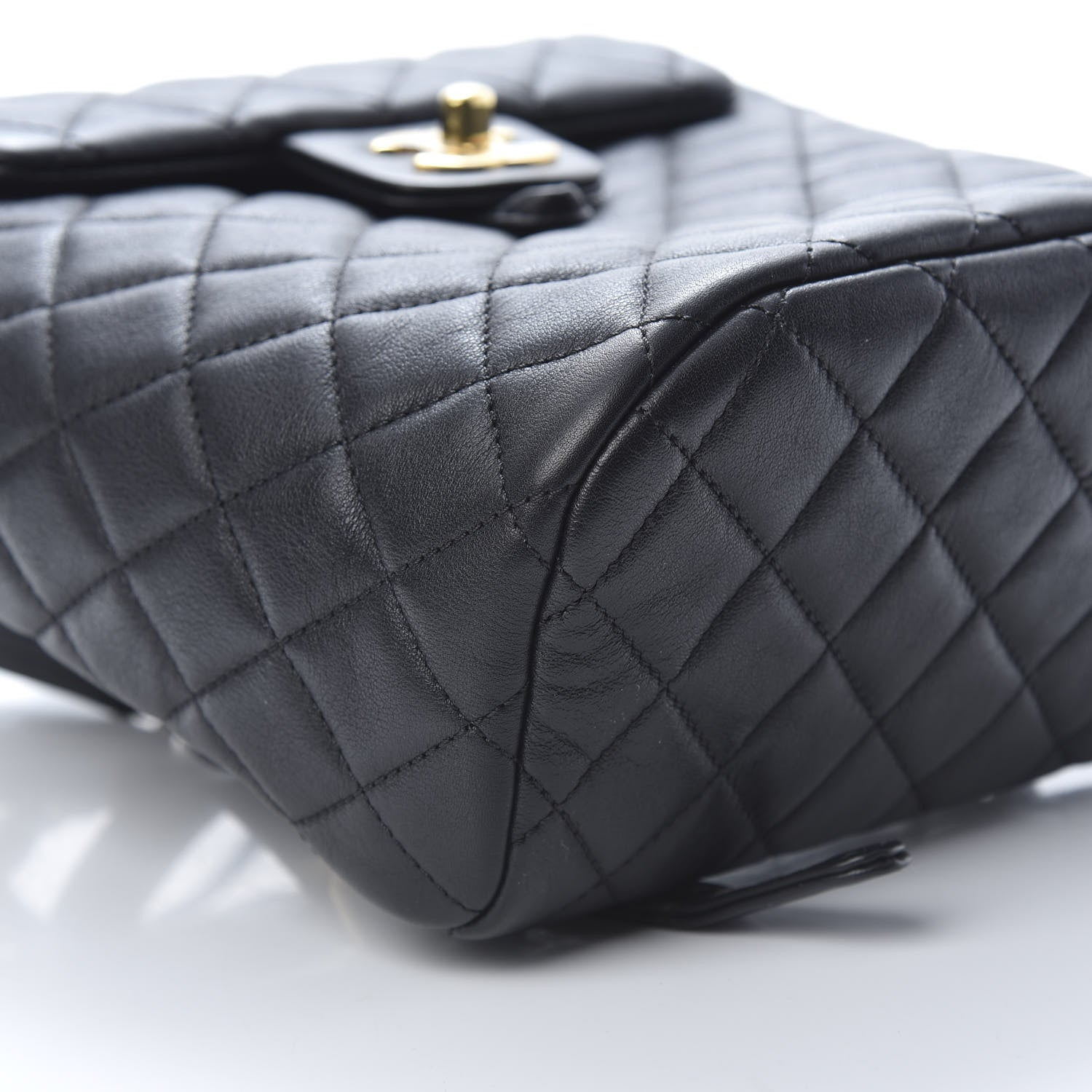 Chanel Calfskin Quilted Mini Urban Spirit Backpack Black 8 of 9
