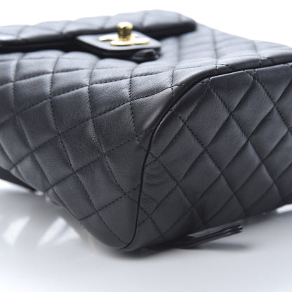 Chanel Calfskin Quilted Mini Urban Spirit Backpack Black 8 of 9