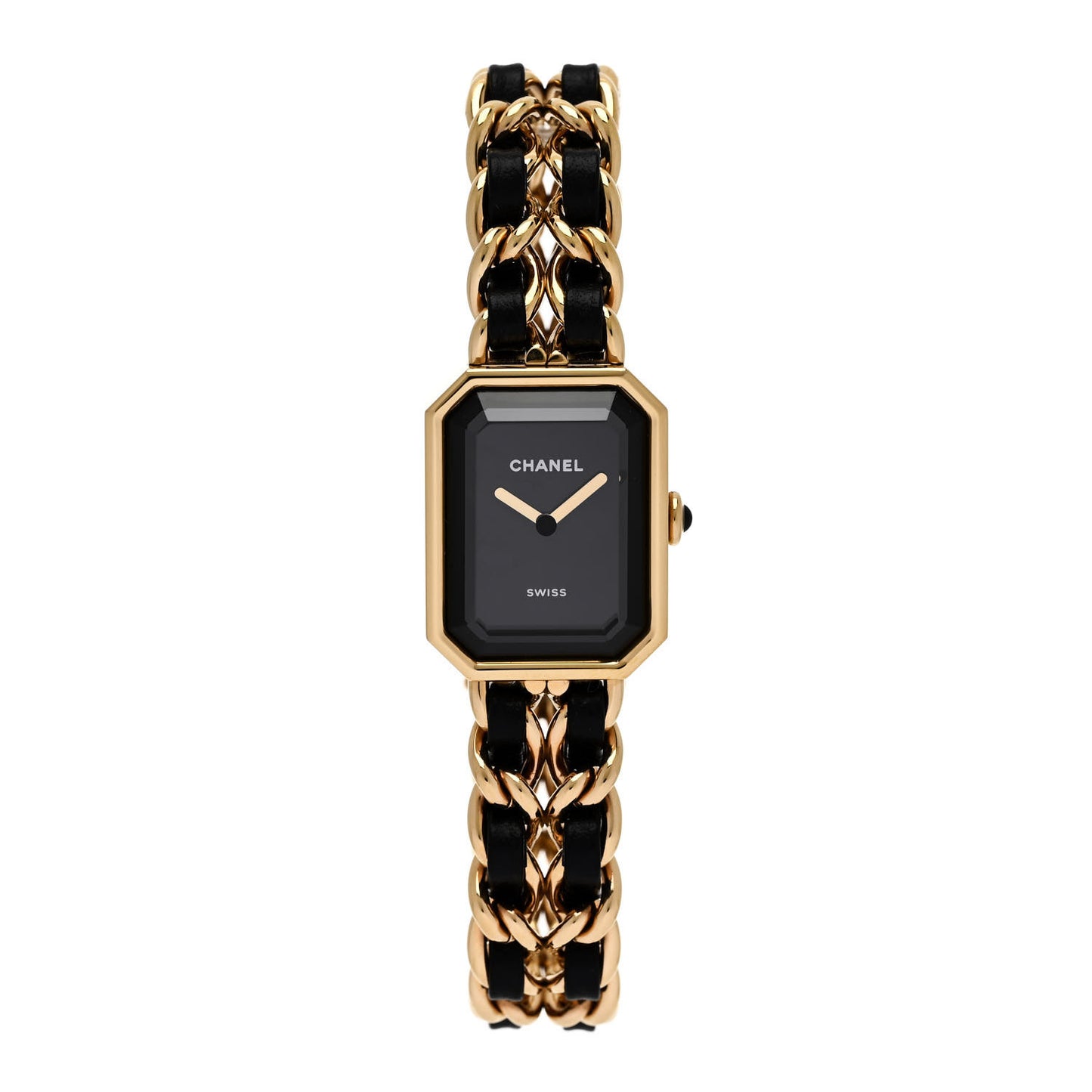 Stainless Steel Lambskin 20mm Chain Premiere Quartz Watch Gold XL