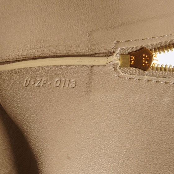 Celine Lambskin Bi-Color Solo Clutch Pouch Beige Butter 8 of 8