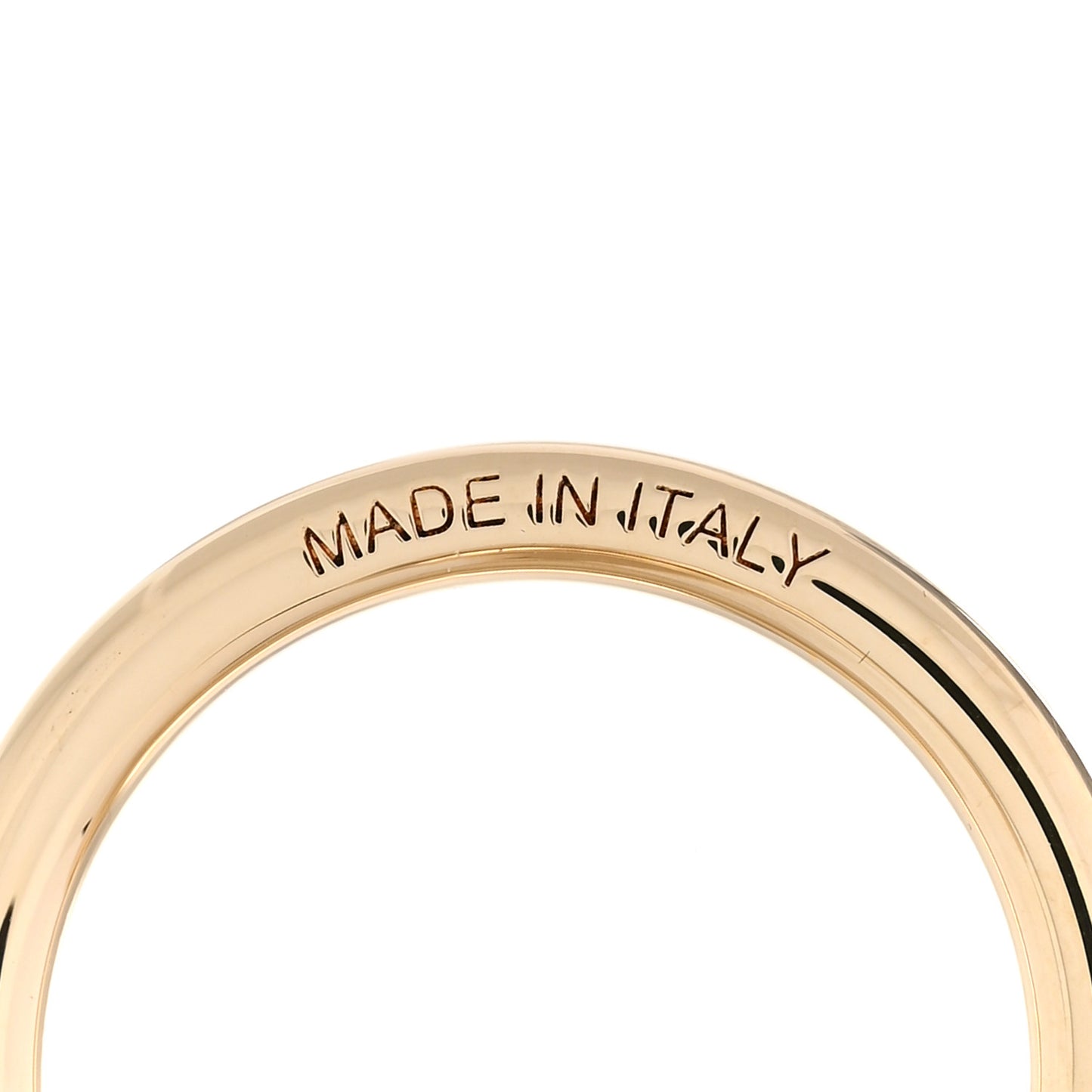 Permabrass Mors Scarf Ring Gold