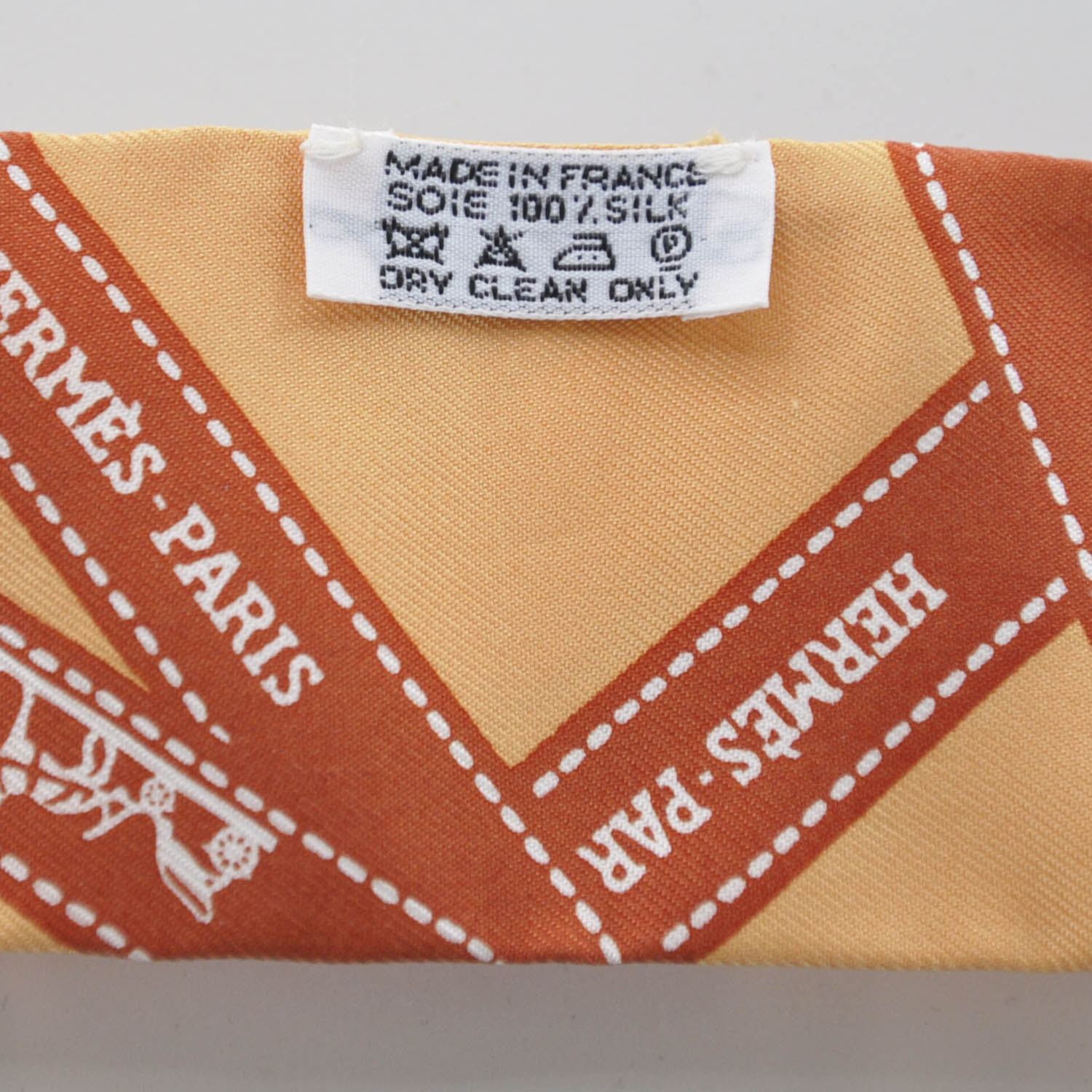 Hermes Silk Bolduc Twilly Orange 2 of 4