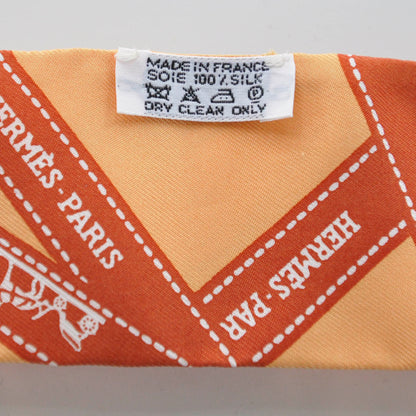 Hermes Silk Bolduc Twilly Orange 2 of 4