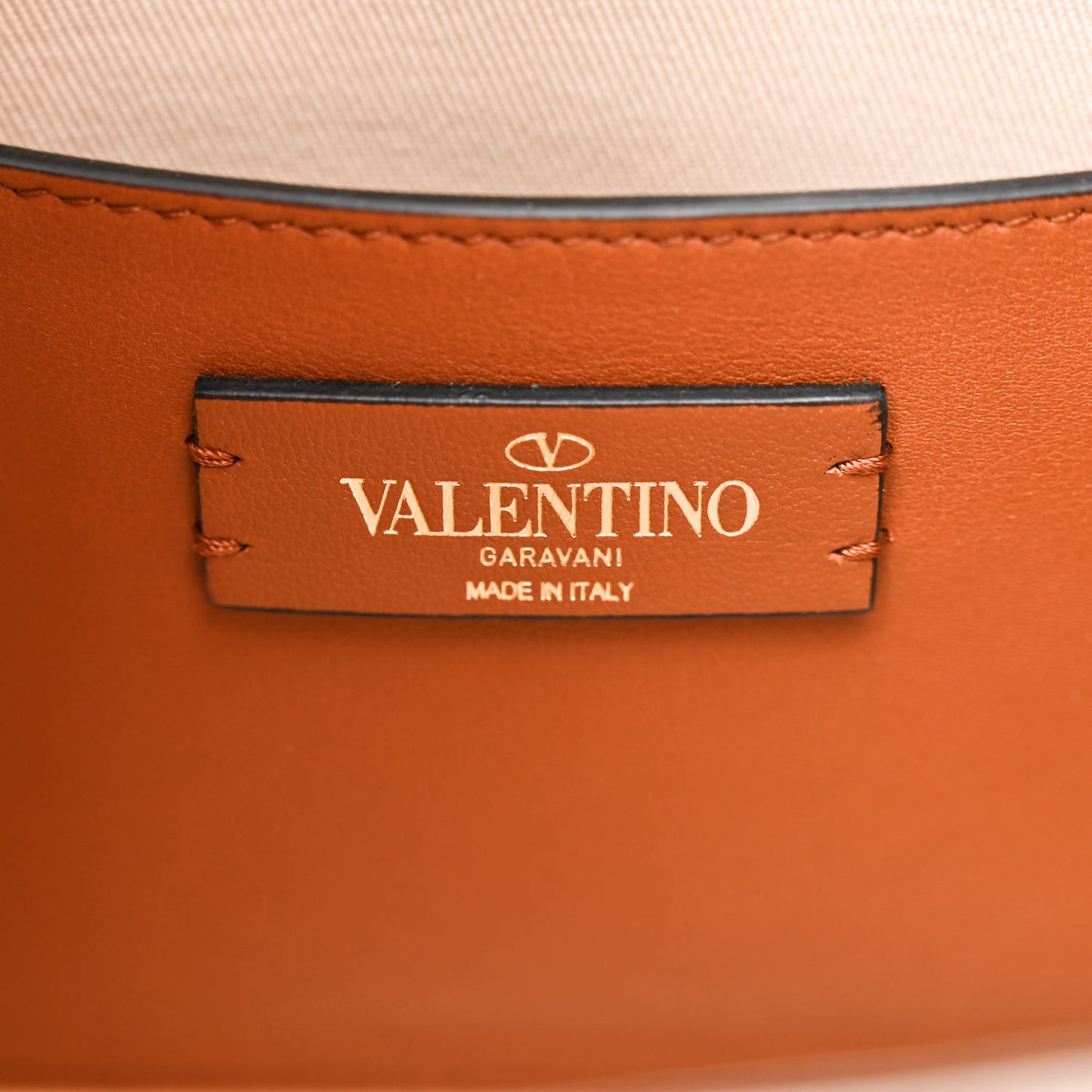 Raffia Calfskin Small Vlogo Signature Tote Natural Saddle Brown