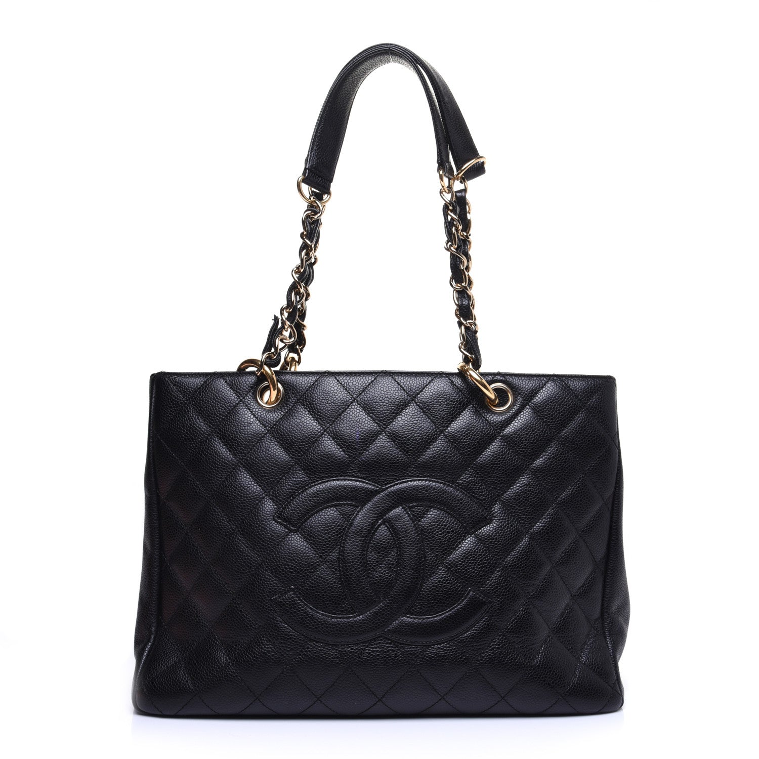 Chanel Caviar Quilted Grand Shopping Tote GST Black 1 of 11