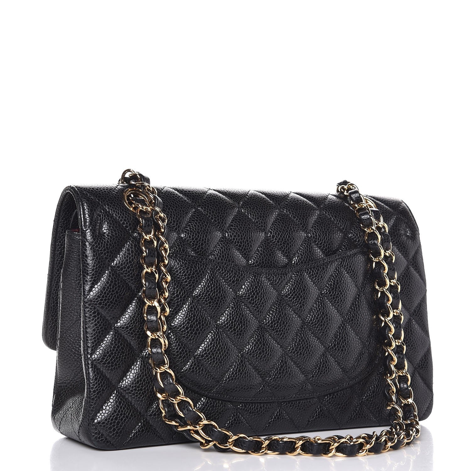 Chanel Caviar Quilted Medium Double Flap Black 3 of 8
