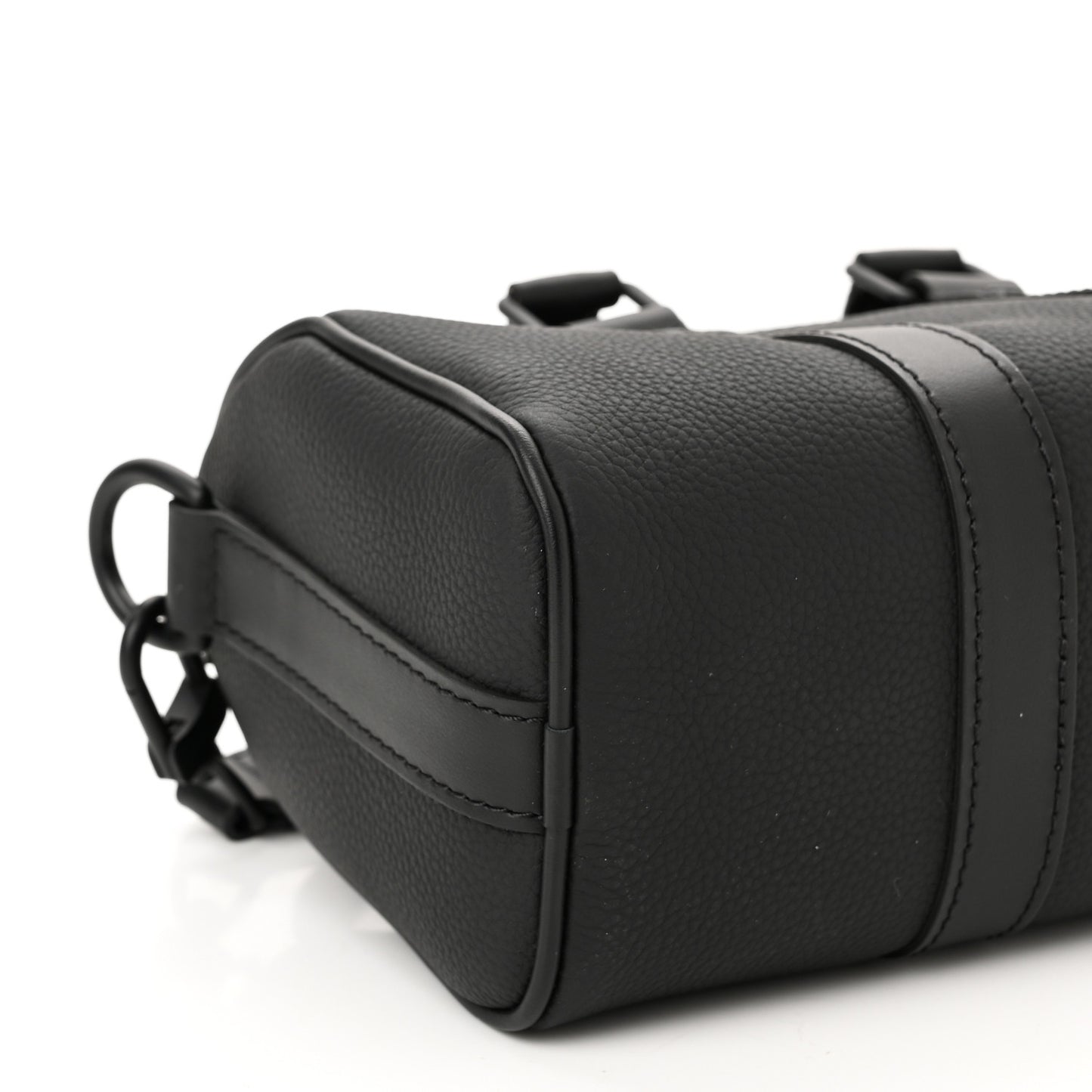 Grained Calfskin Aerogram Keepall XS Black