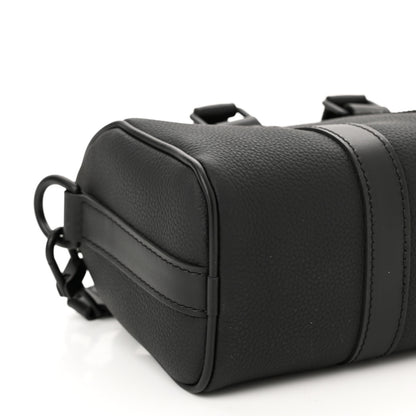Louis Vuitton Grained Calfskin Aerogram Keepall XS Black 8 of 10