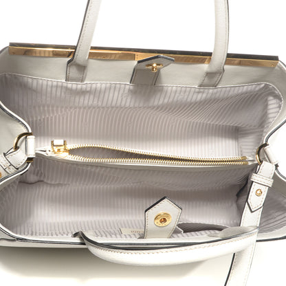 Fendi Vitello Elite Regular 2Jours Tote Latte 5 of 9