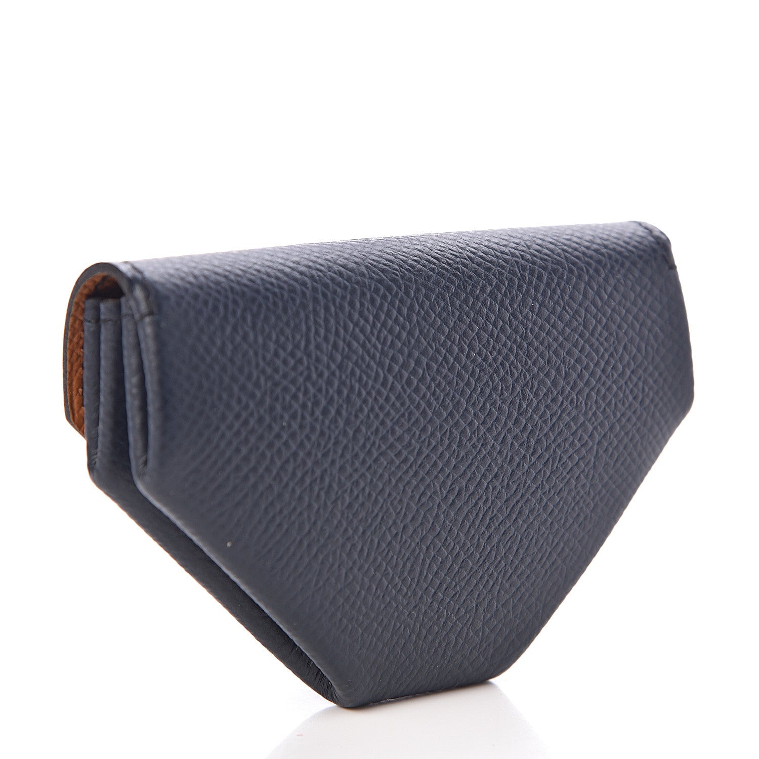 Hermes Epsom Verso 24 Change Purse Bleu Indigo Gold 3 of 7