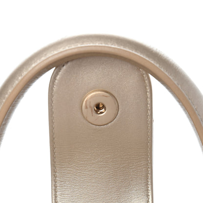 Chanel Metallic Calfskin Perforated Up In The Air Tote Gold 12 of 12