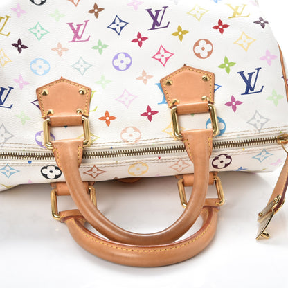 Louis Vuitton Monogram Multicolor Speedy 30 White 9 of 9