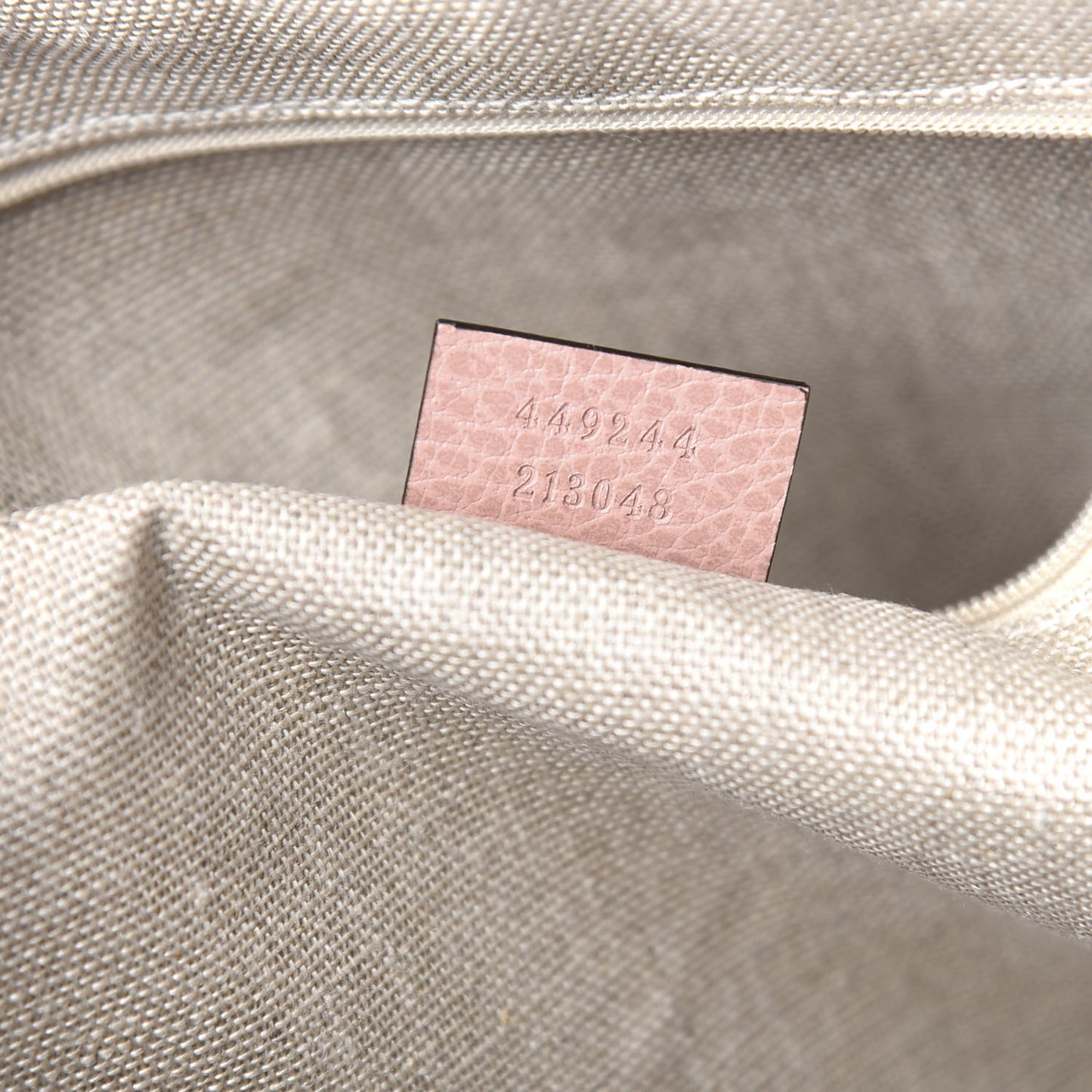 GG Monogram Large Margaux Hobo Beige Soft Pink