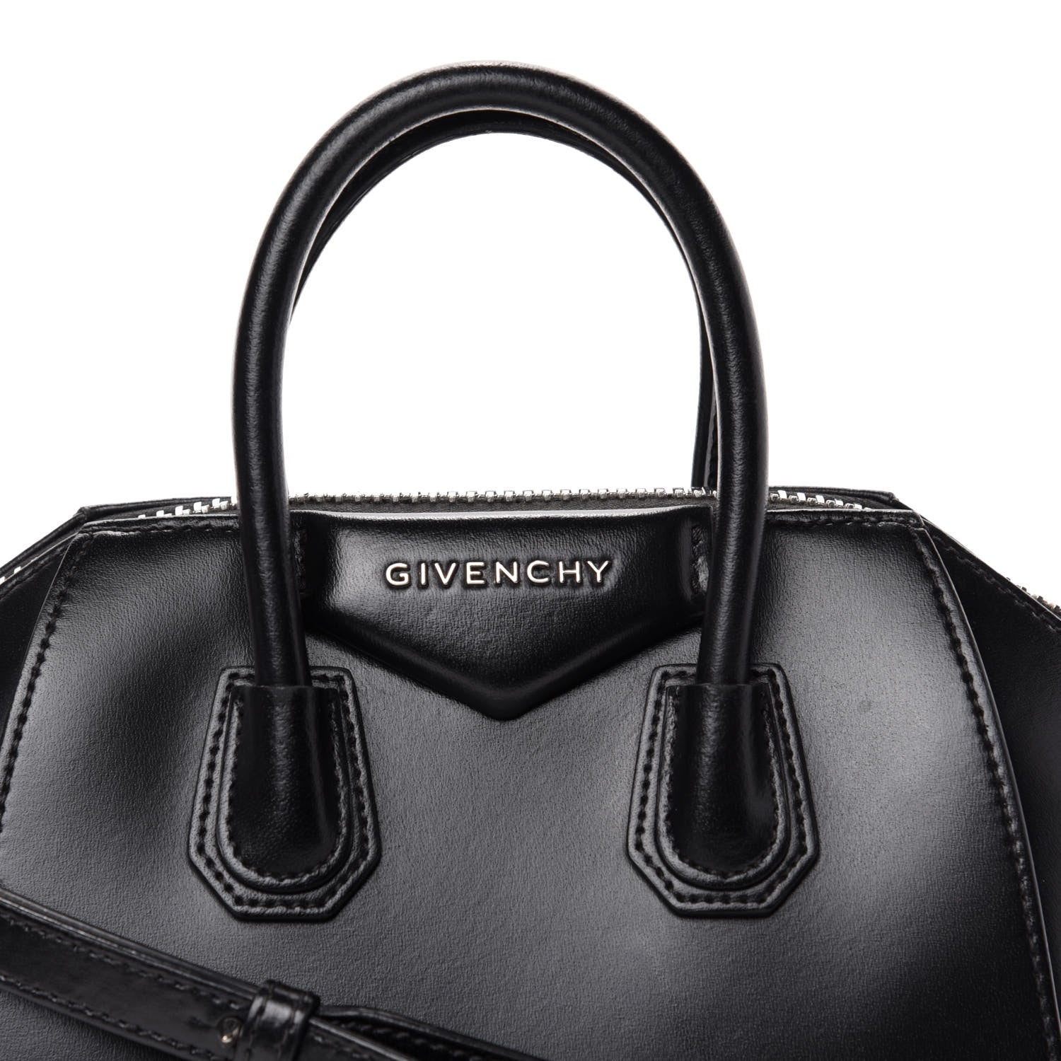 Givenchy Shiny Lord Calfskin Mini Antigona Black 11 of 11