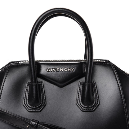 Givenchy Shiny Lord Calfskin Mini Antigona Black 11 of 11