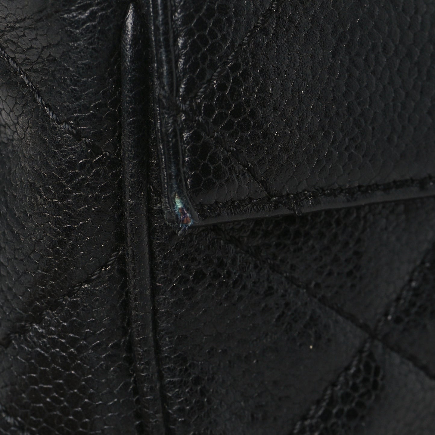 Caviar Quilted Medium Single Flap Black