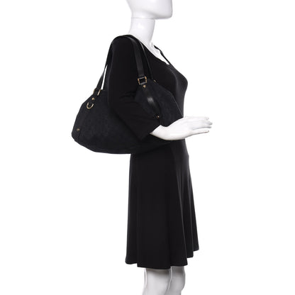 Gucci Monogram Medium Abbey Shoulder Bag Black 2 of 12