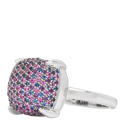 Tiffany 18K White Gold Multi Gemstone Paloma Picasso Sugar Stacks Ring 49 5 3 of 6