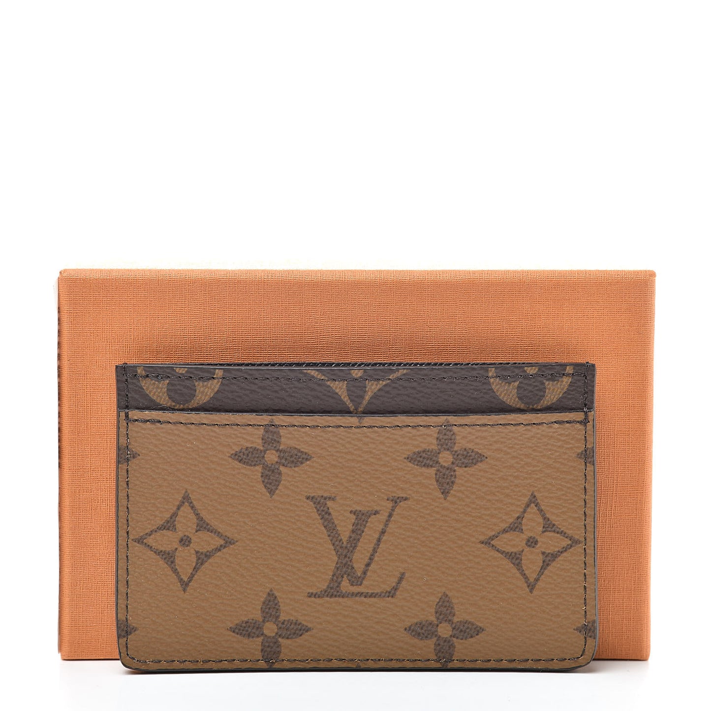 Reverse Monogram Card Holder