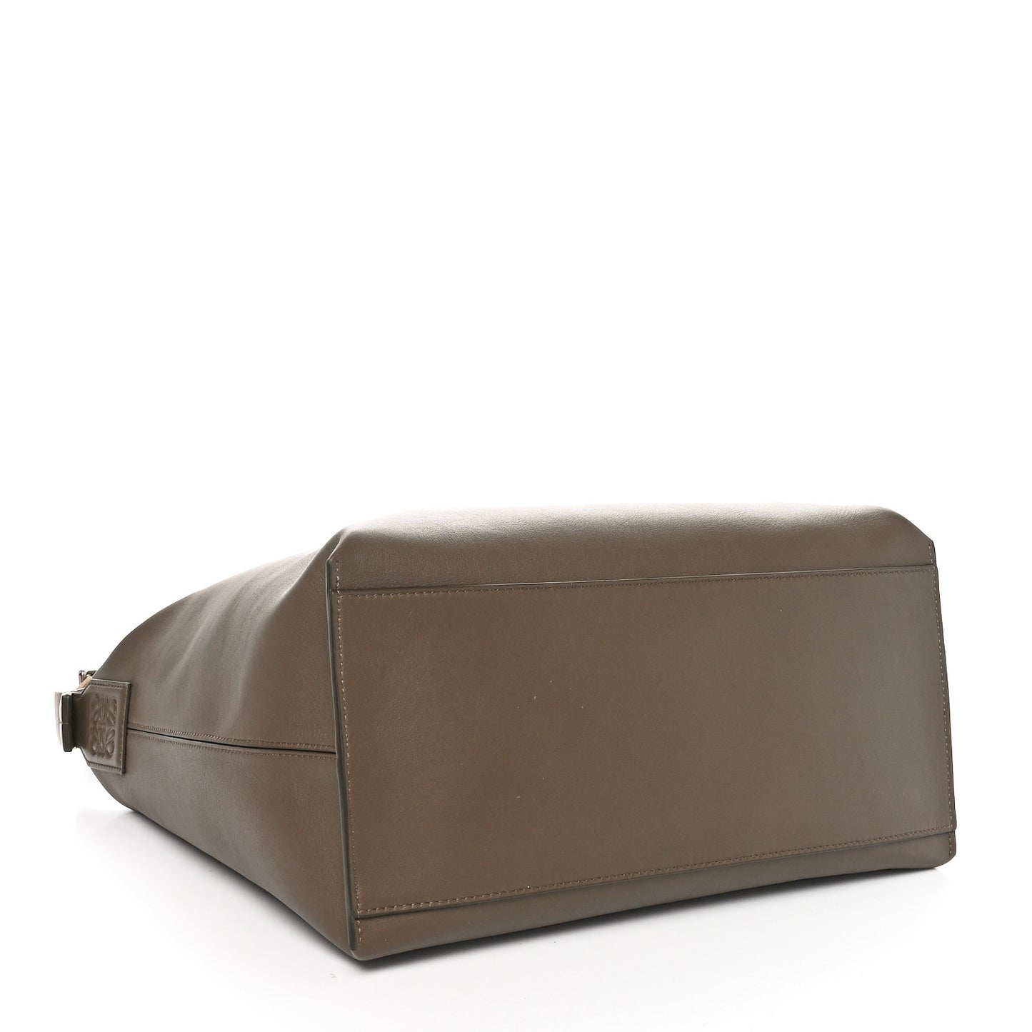Supple Smooth Calfskin Jacquard Cubi Crossbody Bag Winter Brown