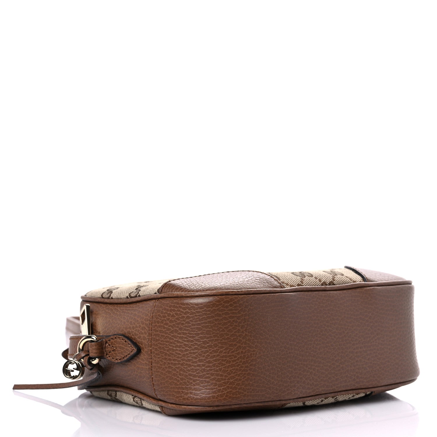 Gucci Monogram Mini Bree Messenger Bag Beige Tabacco 4 of 10