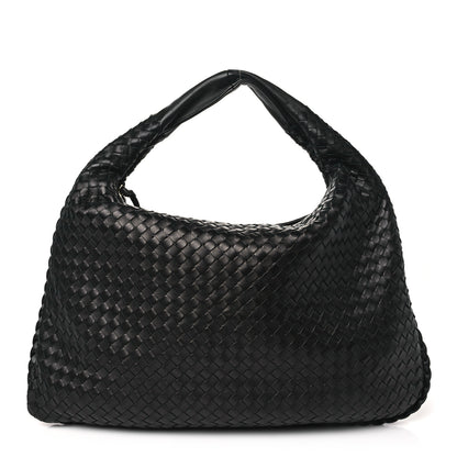 Bottega Veneta Nappa Intrecciato Large Veneta Hobo Ebano 1 of 10