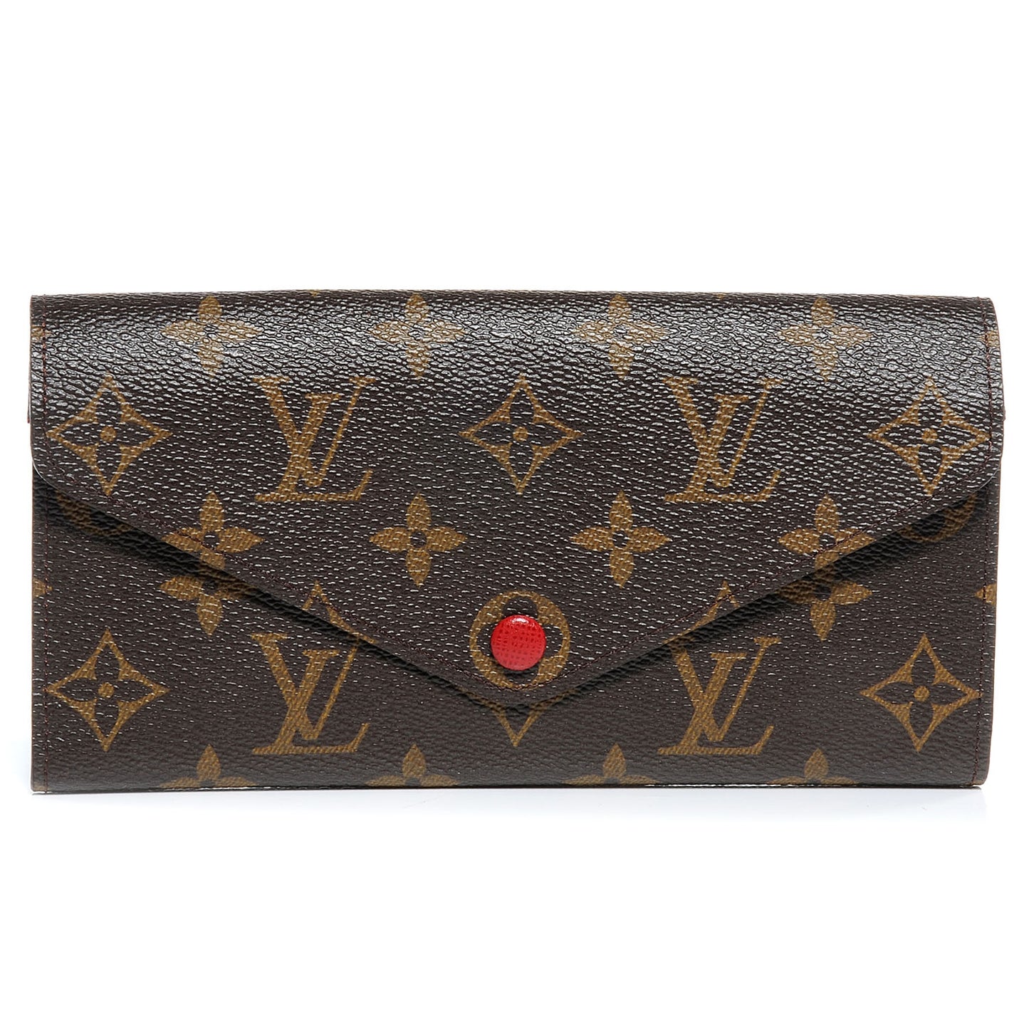 Monogram Josephine Wallet Red