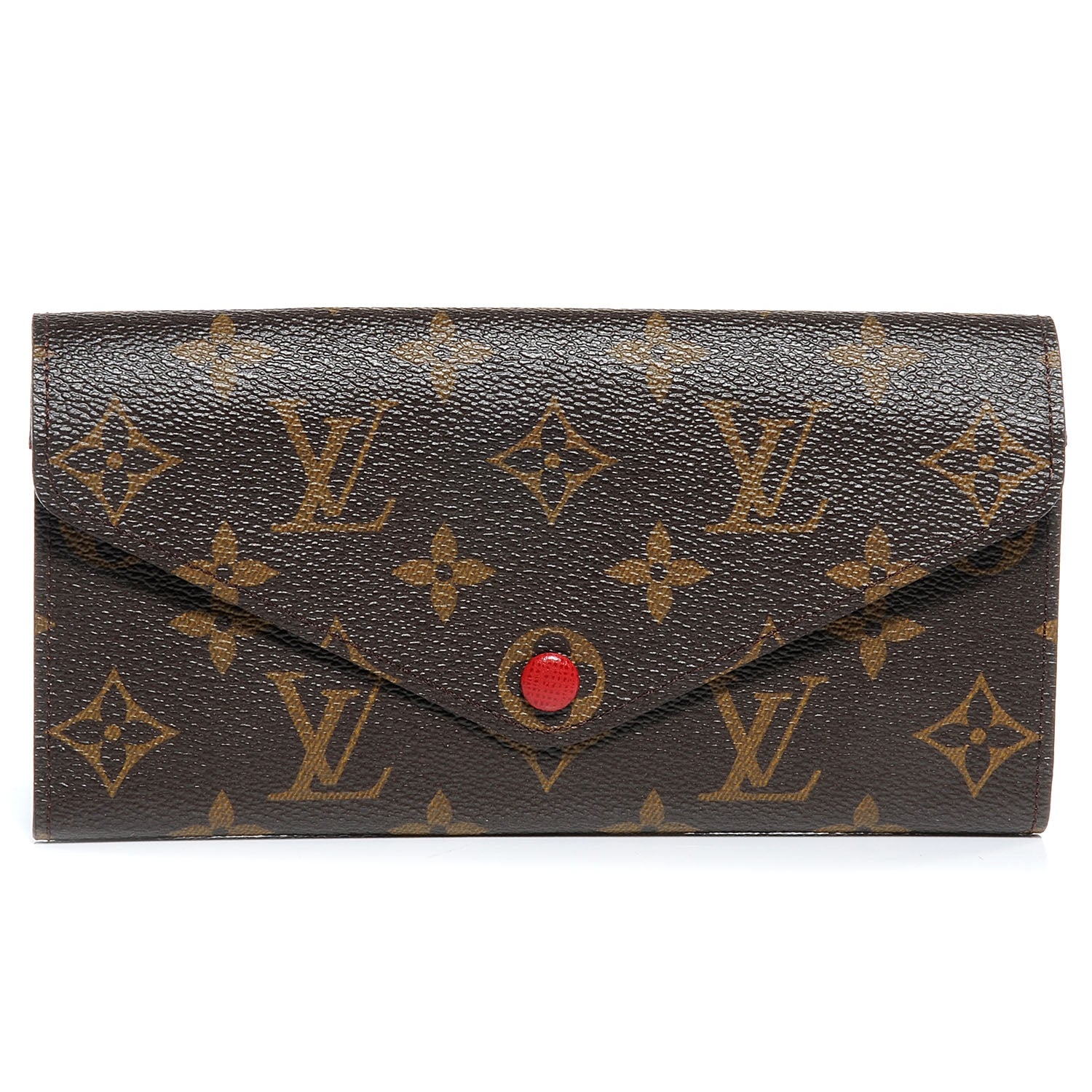 Louis Vuitton Monogram Josephine Wallet Red 1 of 7