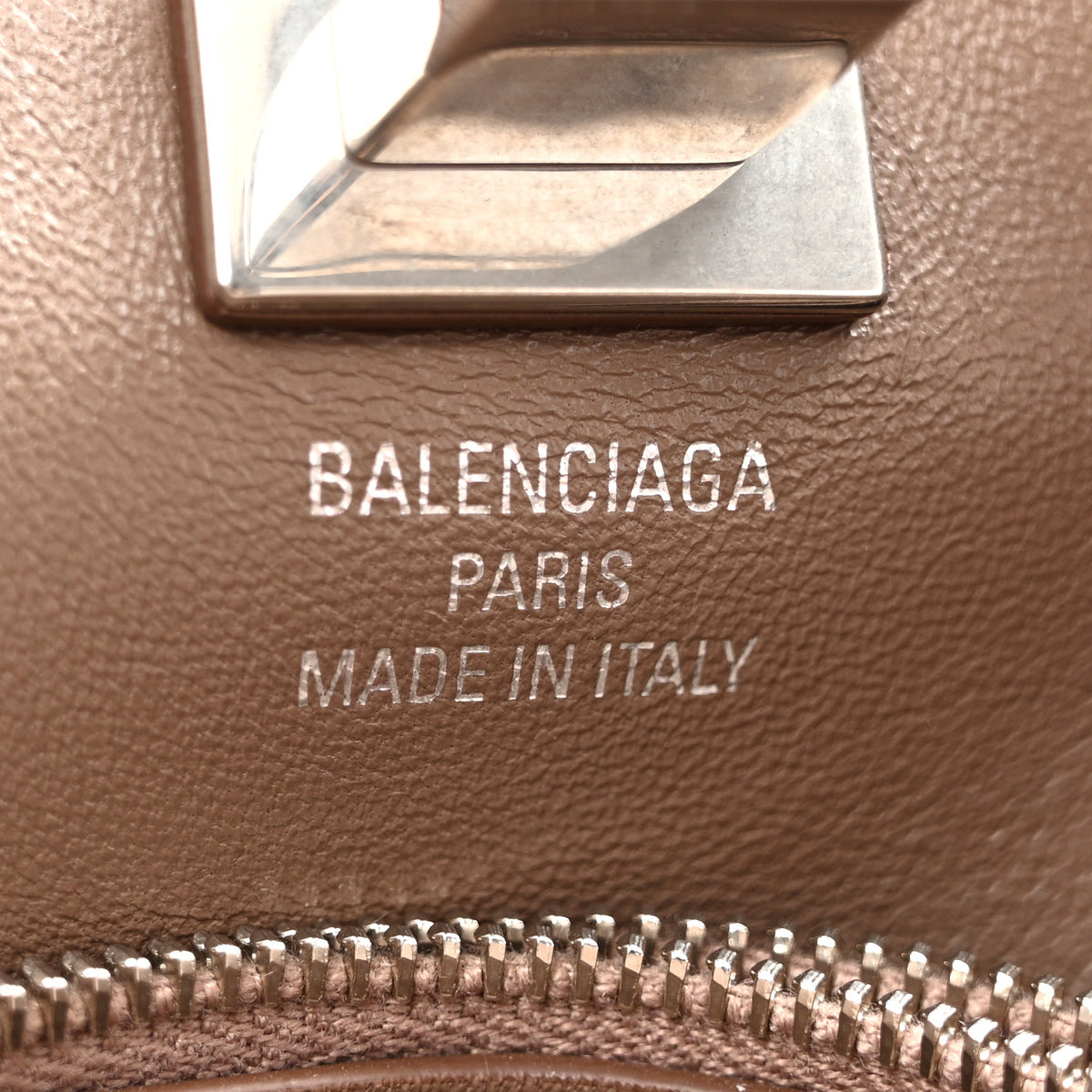 Smooth Calfskin Small Bel Air Carry All Bag Taupe
