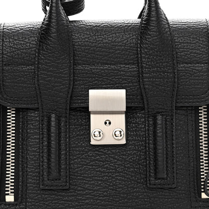 3.1 Phillip Lim Textured Calfskin Mini Pashli Satchel Black 7 of 9