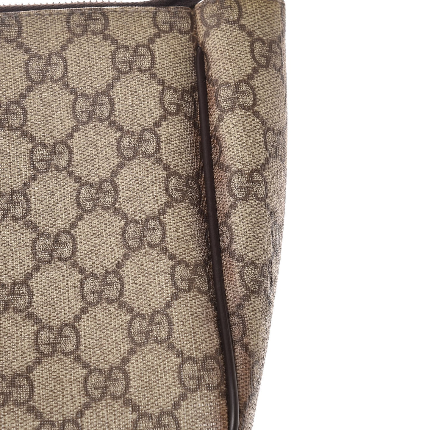 GG Plus Monogram Toiletry Case Brown