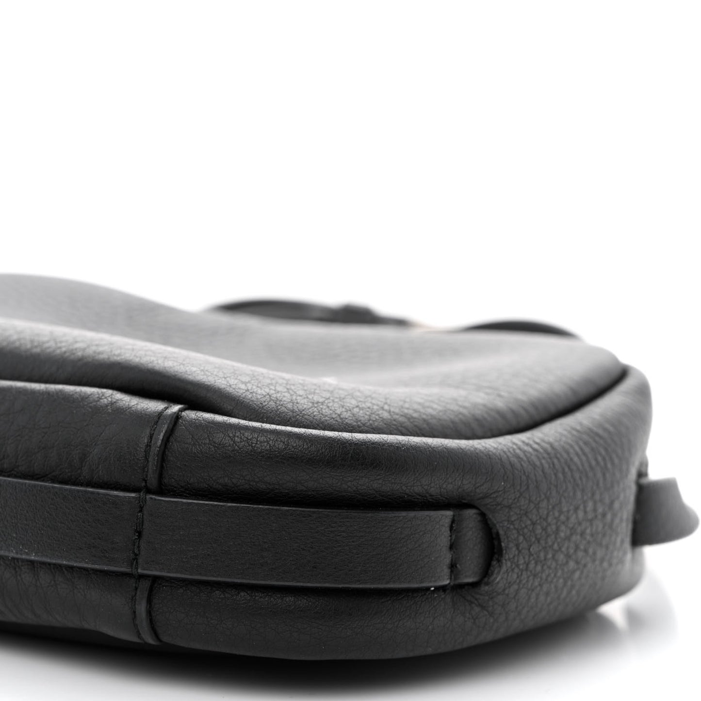 Calfskin Logo XS Everyday Camera Bag Black